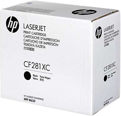 Картридж HP 81X CF281XC (повышенной ёмкости; 25000 стр.; тех. упаковка) черный