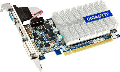 Видеокарта Gigabyte PCI-E GV-N210SL-1GI nVidia GeForce 210 1024Mb DDR3