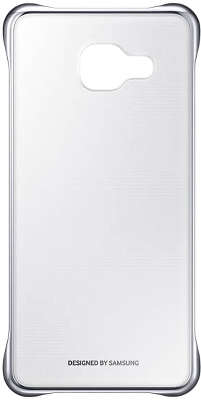 Чехол-накладка Samsung для Samsung Galaxy A3 Clear Cover A310, серебристый/прозрачный (EF-QA310CSEGRU)