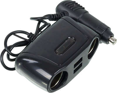 Разветвитель розетки прикуривателя с USB разъемом Wiiix TR-04U2