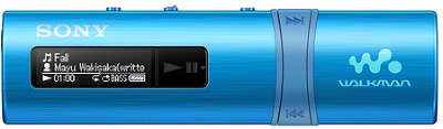 Цифровой аудиоплеер Sony NWZ-B183F 4 Гб, голубой