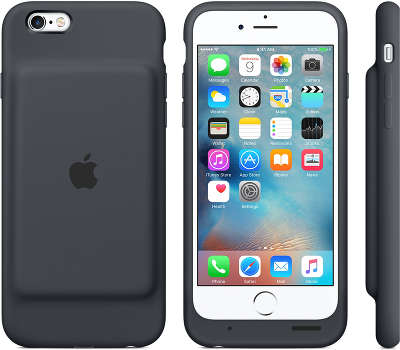 Чехол с аккумулятором Apple Battery Case для iPhone 6/6S, Charcoal Gray [MGQL2ZM/A]