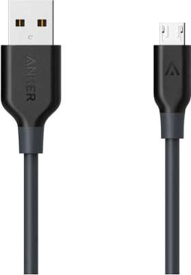 Кабель Anker Soft touch Micro USB, усиленный, 0.9 м, чёрный [A7103H11]