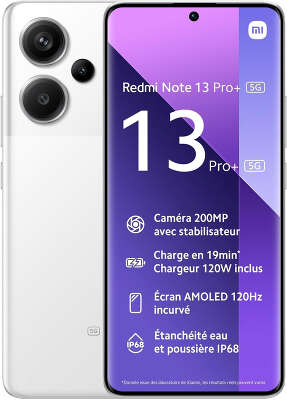 Смартфон Xiaomi Redmi Note 13 Pro+ 8/256GB, White