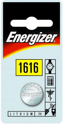 Элемент питания CR1616 Energizer (1 шт в блистере)