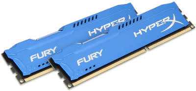 Набор памяти DDR-III DIMM 2*4096Mb DDR1600 Kingston HyperX Fury Blue [HX316C10FK2/8]