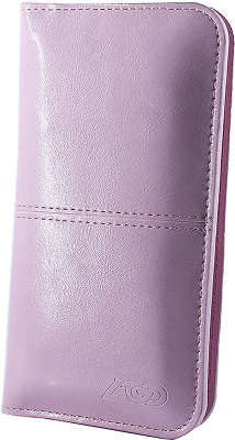 Чехол универсальный Activ Note case NC2055 5,5" (pink) (отдел для телефона; визитница;портмоне)