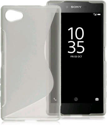 Кейс Mobil.sc для Sony Xperia Z5 compact силикон серый