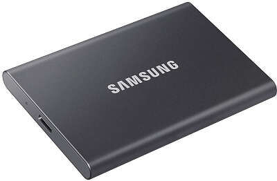 Внешний SSD Samsung 1TB T7 1.8", USB 3.2/Type-C, серый (MU-PC1T0T/WW)