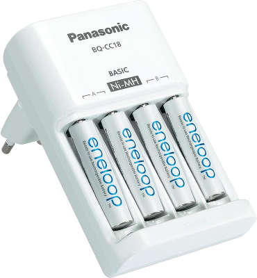 Зарядное устройство Panasonic Eneloop Basic KJ18MCC04E+4MH750AAA