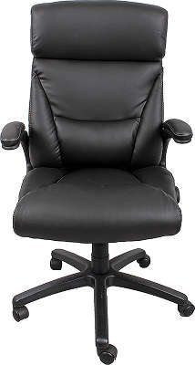 Кресло офисное COLLEGE HLC-0383-1, черный, экокожа