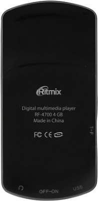 Цифровой аудиоплеер Ritmix RF-4700 8Gb черный