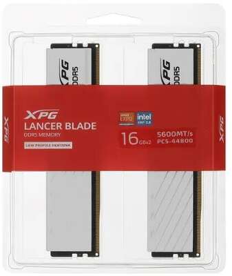 Набор памяти DDR5 DIMM 2x16Gb DDR5600 ADATA XPG LANCER Blade (AX5U5600C4616G-DTLABWH)