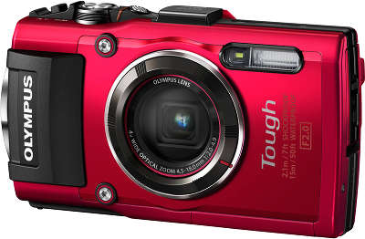 Цифровая фотокамера Olympus Tough TG-4 Red