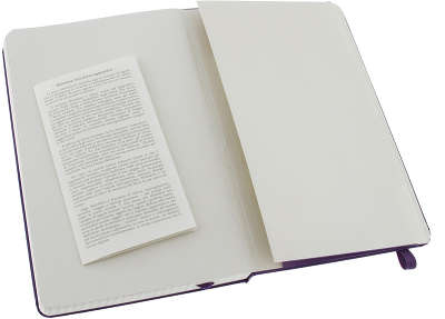 Записная книжка "Classic" (в клетку), Moleskine, Large, фиолетовый (арт. QP061H1)