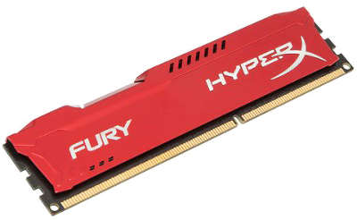 Модуль памяти DDR-III DIMM 4096Mb DDR1600 Kingston HyperX Fury Red [HX316C10FR/4]