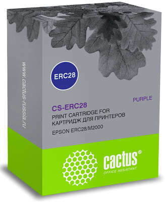 Картридж ленточный Cactus CS-ERC28 фиолетовый для Epson ERC28/M2000