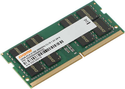 Модуль памяти DDR4 SODIMM 32Gb DDR2666 Digma (DGMAS42666032D)