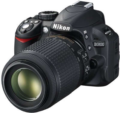 Цифровая фотокамера Nikon D3100 Double Kit (AF-S 18-55VR мм + EF-S 55-200 VR)