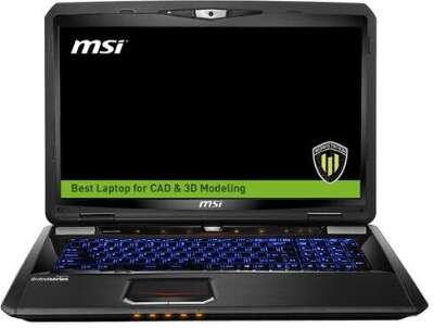 Ноутбук MSI WT70 17.3"FHD/i7 4810MQ/16Gb/1Tb/DVDrw/nVidia K4100M(4Gb)/Cam/BT/WiFi/black/W8.1Pro