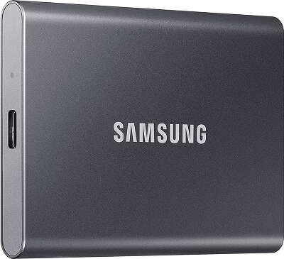 Внешний SSD Samsung 2Tb T7 1.8", USB 3.2/Type-C, серый (MU-PC2T0T/WW)