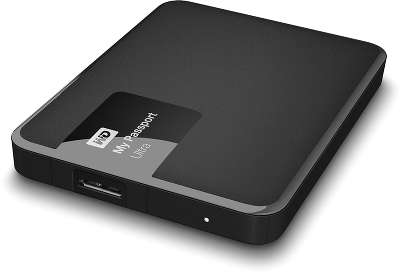 Внешний диск 1000 ГБ WD My Passport Ultra [WDBDDE0010BBK] USB3.0, чёрный
