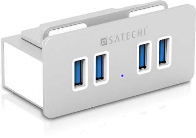Концентратор Satechi 4-Port USB 3.0 Aluminum Clamp Hub Premium [B00S6YSWUW]