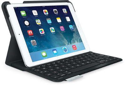 Клавиатура Logitech UltraThin Keyboard Folio для iPad Air, чёрная [920-006017]