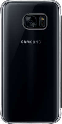 Чехол-книжка Samsung для Samsung Galaxy S7 Clear View Cover, черный (EF-ZG930CBEGRU)