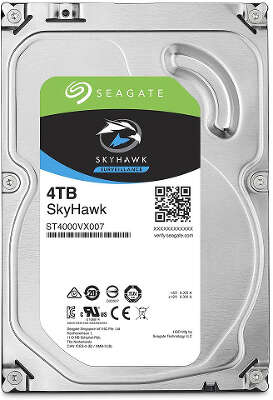 Жесткий диск Seagate SATA-III 4TB ST4000VX005 Surveillance Skyhawk (5900rpm) 256Mb