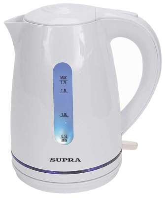 Чайник Supra KES-1729 белый (корпус: пластик)