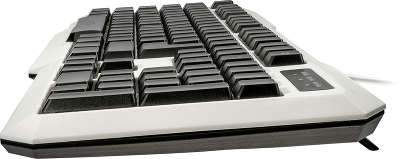 Клавиатура USB Oklick 740G LED, белая
