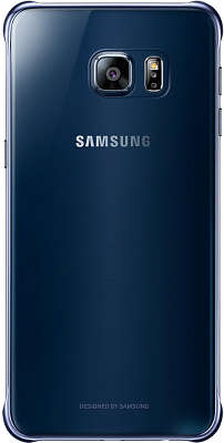 Чехол-накладка Samsung для Samsung Galaxy S6 Edge Plus Clear View Cover, черный (EF-QG928CBEGRU)