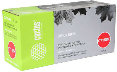 Картридж Cactus CS-C718BK