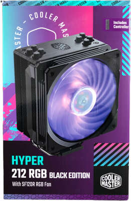 Кулер для процессора COOLERMASTER Hyper 212 RGB Black Edition