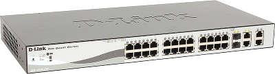 Коммутатор D-Link DES-1210-28P/C1A настраиваемый WebSmart с 24 портами 10/100Base-TX, 2 портами 10/100/1000BAS