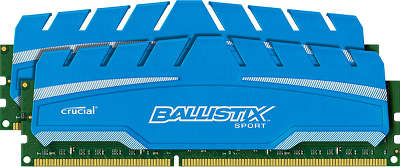 Набор памяти DDR-III DIMM 2*4096Mb DDR1866 Crucial Ballistix Sport XT [BLS2C4G3D18ADS3CEU]