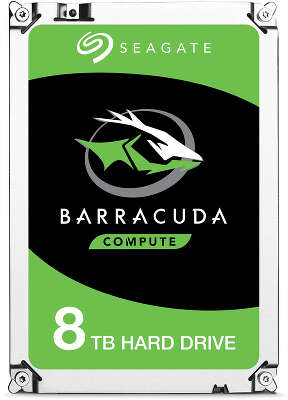 Жесткий диск SATA3 8Tb [ST8000DM004] Seagate Barracuda, 5400rpm, 256Mb