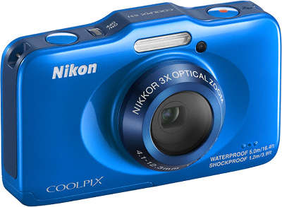 Цифровая фотокамера Nikon COOLPIX S31 Blue + рюкзак