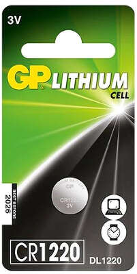 Элемент питания GP Lithium CR1220 (5 штук в упаковке) цена за 1 шт.