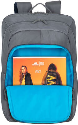 Рюкзак для ноутбука 17.3" RIVA 7569 ECO, серый