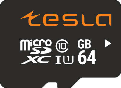 Карта памяти 64 Гб microSDXC Tesla Class 10 UHS-I [TSLMSD064GU1]