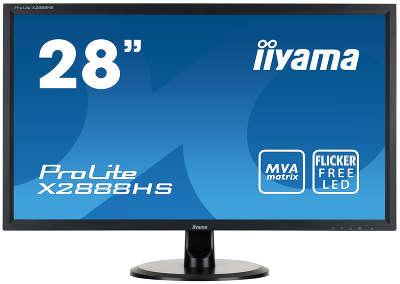 Монитор 28" Iiyama X2888HS-B2 черный MVA