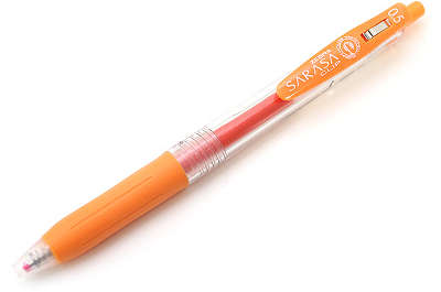Ручка гелевая автоматическая SARASA CLIP (0,5), оранжевая