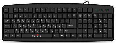 Клавиатура PS/2 Oklick 100M, чёрная