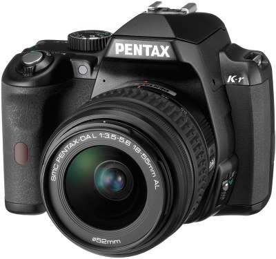 Цифровая фотокамера Pentax K-r Black Kit (DA L 18-55 мм AL)