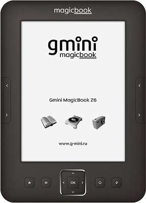Электронная книга 6" Gmini MagicBook Z6, серая