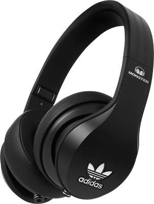 Наушники с микрофоном Monster Adidas Originals Over Ear Headphones, Black [128554]