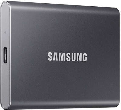 Внешний SSD Samsung 1TB T7 1.8", USB 3.2/Type-C, серый (MU-PC1T0T/WW)