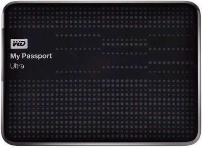 Внешний диск 1000 ГБ WD My Passport Ultra [WDBJNZ0010BBK] USB3.0, чёрный